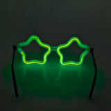 Çocuk Yıldız Glow Gözlük - Yıldız Şekilli Glow Stick Gözlüğü - Glow Partisi Gözlük 12 Adet