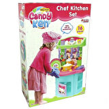 Çocuk Dede Candy Ken Şef Mutfak Seti