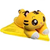 TWOX Nessiworld Peluş Battaniyeli Yatan Kedi 55 cm.