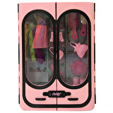 Çocuk Şık Dolabım Aksesuarlı Bebek