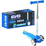 Çocuk Evo Işıklı Move N Groove Mavi Üç Tekerlekli Scooter