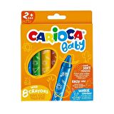 TWOX Nessiworld Carioca Jumbo Bebek Yumuşak Pastel Boya 8'li