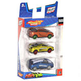 Çocuk Speed Racer Road Series Metal Model Araba Seti 3'lü