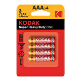 Çocuk Kodak Çinko Karbon Blister İnce Pil 4lü AAA