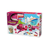  ERN-2013 Heroes Toys Uçak Ev Bebek Seti - Eren Oyuncak
