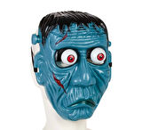 Frankenstein Temalı Sallanan Oynar Gözlü Maske Eğlenceli Korku Maskesi