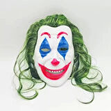 Joaquin Phoenix Joker Maskesi Yeşil Saçlı Eğlenceli Cosplay Maskesi