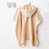 Müslin Smil All Day 80x80 Havlu Set Beige Yumuşak ve Şık Tasarım