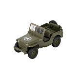Metal Gövdeli Jeep Willys 1:32 Ölçekli Model Araba