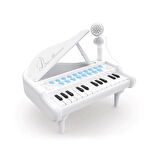 MP3 çalar ve mikrofonlu mini piano ile çocukların müzik ve koordinasyon gelişimi