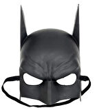 Eğitici Oyuncak Siyah Renk Çocuk Boy Arkadan Lastikli Batman Maskesi A Kalite  20x14 cm