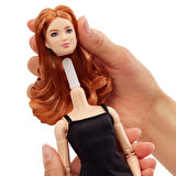 Eğitici Çocuk JBH74 Barbie Basics İkonik Koleksiyon Bebekler - Kızıl