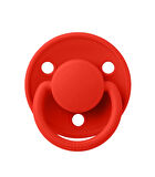 Eğitici Çocuk Bibs De Lux Silikon Emzik 0-36 Ay Candy Apple Uyumlu