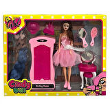 Çocuk Oydaş Cindy Doll Dolaplı Makyaj Masalı Bebek 02453
