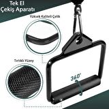 V Bar - Rowing Bar - Lat Bar - One Handle Bar x2 - Rope Halat Biceps / Triceps Aparat Seti 6li-set