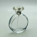 20 ADET BOŞ CAM PARFÜM ŞİŞE, 50 ML, CHNL MODEL, ŞEFFAF, GEÇMELİ