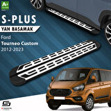 S-Dizayn Ford Tourneo Custom Kısa Şase S-Plus Gri Yan Basamak 203 Cm 2012-2023 A+ Kalite