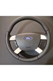 FORD FOCUS İKİBUÇUK ARACA ÖZEL DİKMELİ DİREKSİYON KILIFI