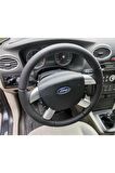 FORD FOCUS İKİBUÇUK ARACA ÖZEL DİKMELİ DİREKSİYON KILIFI