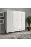 Focus 4 Kapılı Dolap(%100MDF)