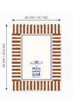 Dekoratif Kenar Pasta Lovers Club Slogan Tasarımlı Lazer Kesim Fırın Örtüsü