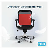 FOM Bels Visco Konforlu ve Rahatlatıcı Bel Destek Yastık, Ortopedik, 40 cm x 34 cm x 12 cm, Kırmızı