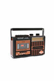 KNSTAR Fp-319BT Ahşap Nostaljik Bluetooth'lu Kaset Çalar + Usb + Sd + Tf Card + Fm Radyo Fm/am/sw1-2 Radyo