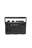 KNSTAR Fp-319BT Ahşap Nostaljik Bluetooth'lu Kaset Çalar + Usb + Sd + Tf Card + Fm Radyo Fm/am/sw1-2 Radyo