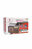 KNSTAR Fp-319BT Ahşap Nostaljik Bluetooth'lu Kaset Çalar + Usb + Sd + Tf Card + Fm Radyo Fm/am/sw1-2 Radyo