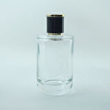 15 ADET BOŞ CAM PARFÜM ŞİŞE, 100 ML, SİLİNDİR KALIN TABANLI MODEL, ŞEFFAF