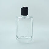 15 ADET BOŞ CAM PARFÜM ŞİŞE, 100 ML, SİLİNDİR KALIN TABANLI MODEL, ŞEFFAF