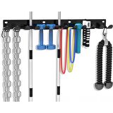 Fitness Duvar Askı Aparatı - Fitness - Pilates Aparatları Olimpik Bar Direnç Lastiği Depolama Standı
