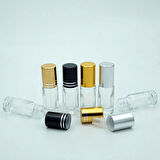 30 ADET BOŞ CAM ROLL-ON ŞİŞE, 3 ML, SİLİNDİR MODEL, ŞEFFAF