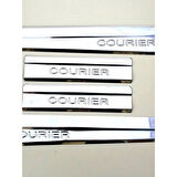 Ford Courier 2014 ve Üzeri Modeller Krom Kapı Eşiği 4 Parça Paslanmaz Çelik