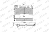 Ferodo FDB4195 Arka Fren Balatası Q7 07-15 R8 07- 4L0698451B