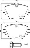 Ferodo FDB4689 Fren Balatası Ön BMW F40 F45 F46 F48 F39 G30 G01 G02 Z4 G29 Mini F60 F53 34106860019