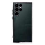 Hediyelik Samsung Galaxy S22 Ultra Kılıf Razer Lensli Silikon - Siyah
