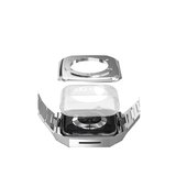 Hediyelik Apple Watch 45mm Metal Petek Kasalı Kordon - Gümüş