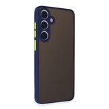 Hediyelik Samsung Galaxy S24 Kılıf Montreal Silikon Kapak - Lacivert