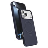 Hediyelik Apple İphone 17 Pro Regal Magsafe Standlı Kapak - Lacivert