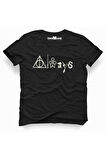 H P Always Erkek Baskılı Siyah Tshirt