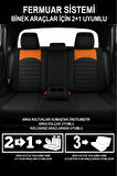 Chevrolet Agile 1.4 Econo.flex (102 Hp) Easytronic 2014 UYUMLU FORMENTOR SERİSİ TAM SET TAY TÜYÜ OTO KILIF TABA