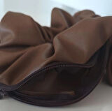 FERMUARLI LASTİKLİ SUNİ DERİ TOKA KAHVE