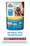 Petlovebutik Frendi Tavuklu Lezzetli Soslu 100gr* 15 ADET Kedi Yaş Maması