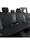 Daewoo Racer UYUMLU  Cepli Terletmez Oto  Minderi Kılıfı Ön Arka Tam Set Sırtlı Başlıklı SİYAH