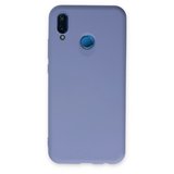 Huawei P20 Lite Kılıf Nano İçi Kadife Silikon - Lila