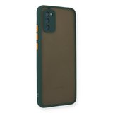 Samsung Galaxy A02s Kılıf Montreal Silikon Kapak - Yeşil