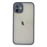 Apple İphone 11 Pro Max Kılıf Montreal Silikon Kapak - Gri