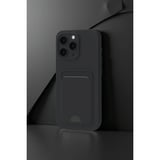 Apple İphone 16 Pro Kılıf Kelvin Kartvizitli Silikon - Koyu Yeşil
