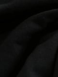 Kadın Baskılı Tişört Kısa Kol Bisiklet Yaka T-shirt - Siyah